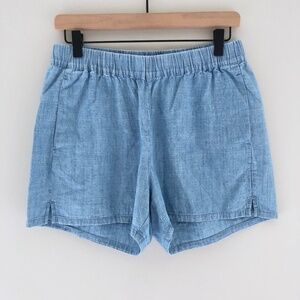 NWOT Madewell Chambray Pull-On Shorts